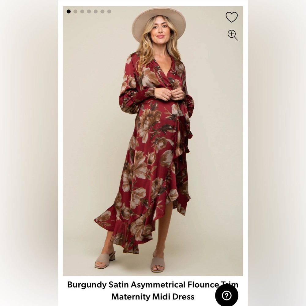 NWOT maternity wrap dress